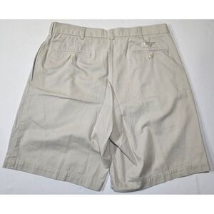 Polo Ralph Lauren Tyler Short Men's 35 Khaki Tan Pleated Cotton Chino Shorts